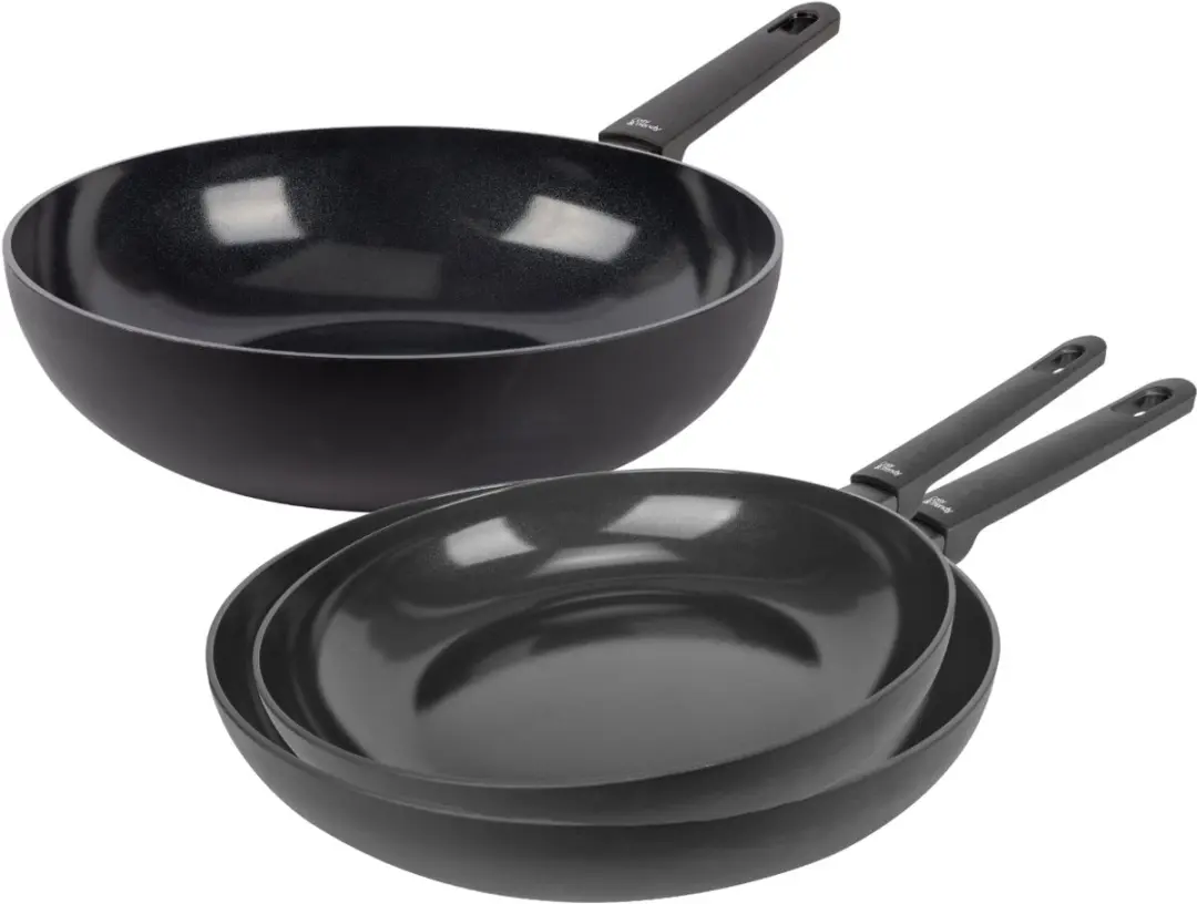 Cookinglife Pannenset Black Cera 3-delig