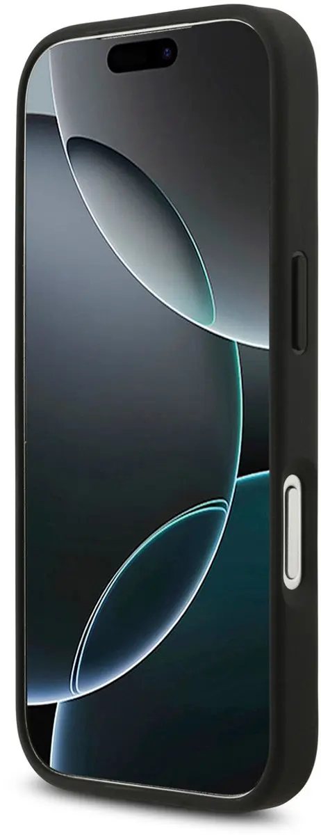 Guess Backcover Hoesje iPhone 18 Pro - Zwart - 3666339650650