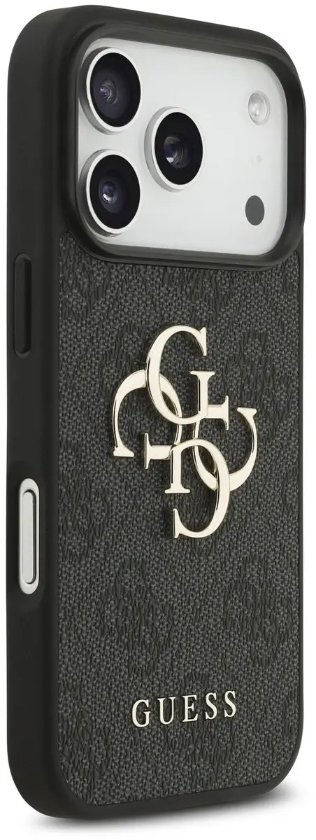 Guess Backcover Hoesje iPhone 18 Pro - Zwart - 3666339650650 - afbeelding 6 van 6