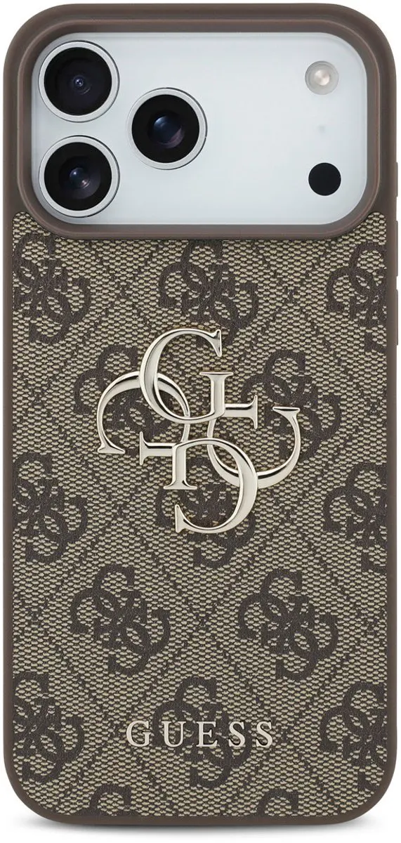 GUESS Telefoonhoesje iPhone 18 Pro Backcover - Bruin - 3666339650698