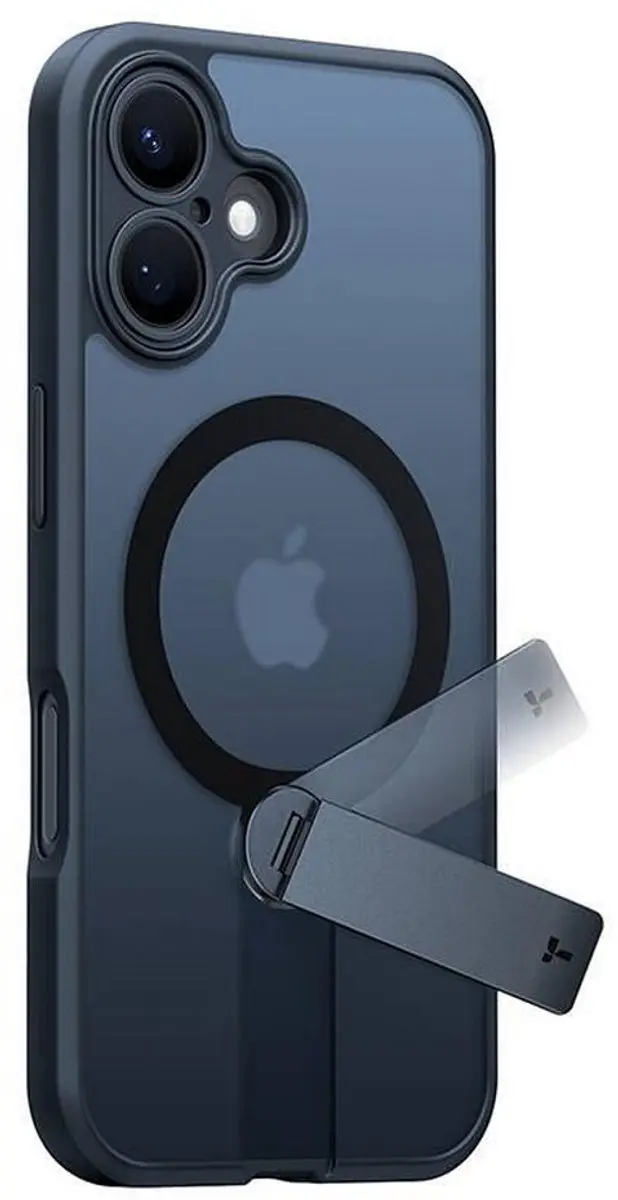 Torras UPro Pstand Spin Hoesje iPhone 16 - Zwart