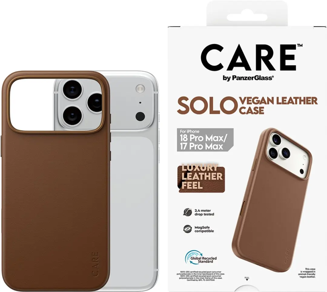 Apple CARE SOLO Case iPhone 18 Pro Max - Bruin - afbeelding 6 van 6