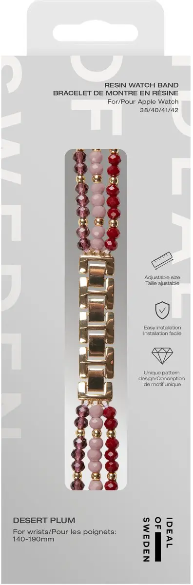 iDeal of Sweden Apple Watch Band Boho Desert Plum - 38/40/41/42mm