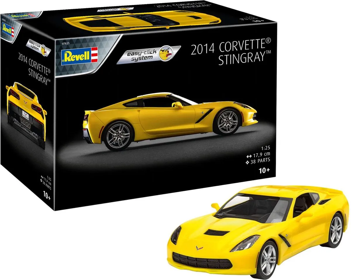 Revell 07825 Corvette Stingray 2014 Modelbouwpakket