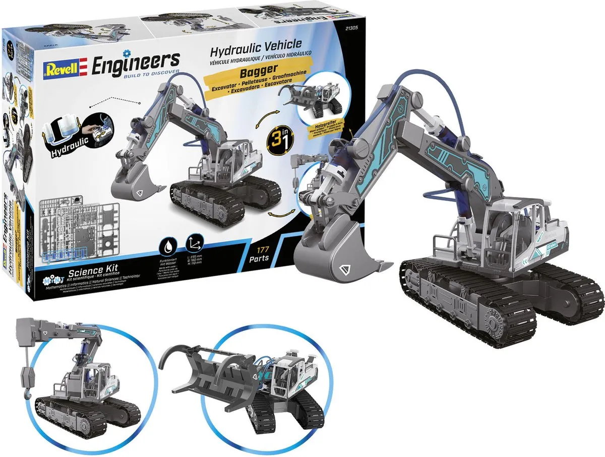 Revell 21305 Hydraulische Graafmachine Modelbouwpakket