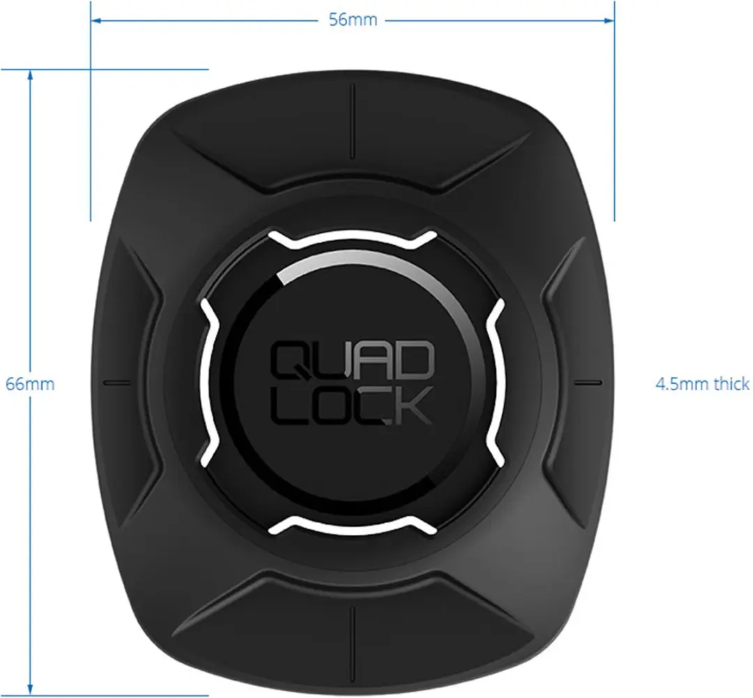 Quad Lock Universal Adapter 9348943015295 - Zwart