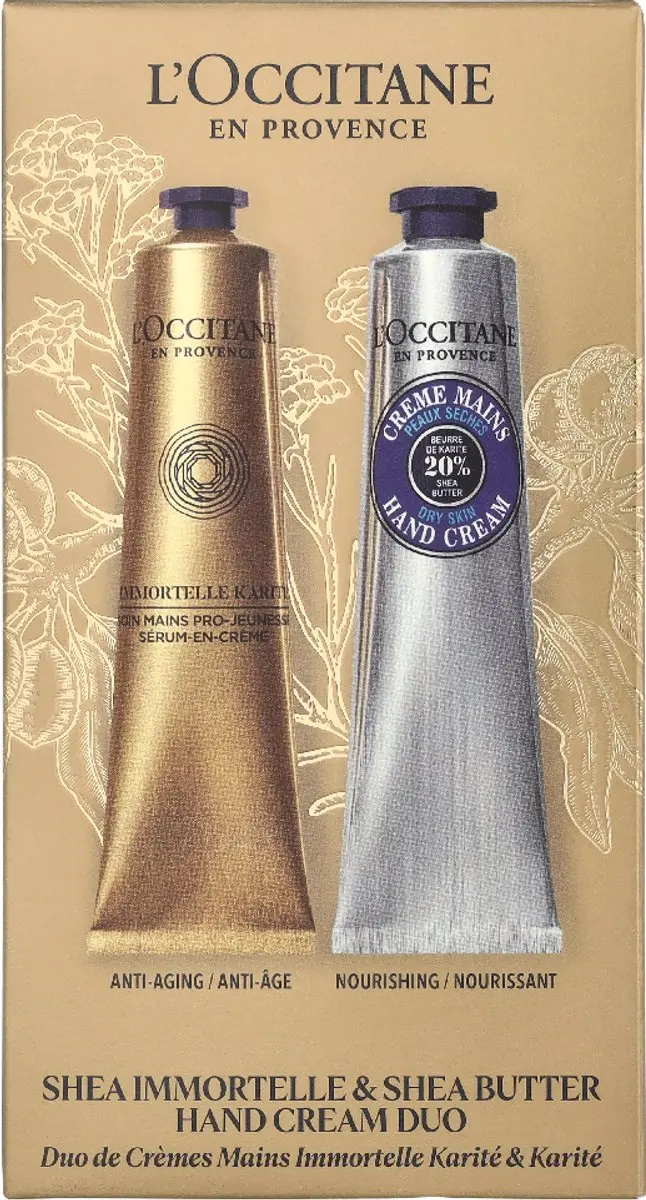 L'Occitane Handcrème Duo Shea Immortelle 150ml