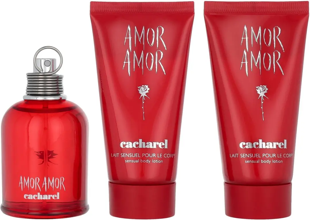 Cacharel Amor Amor Spring Giftset 150ml - EDT 50ml + 2x Bodylotion 50ml