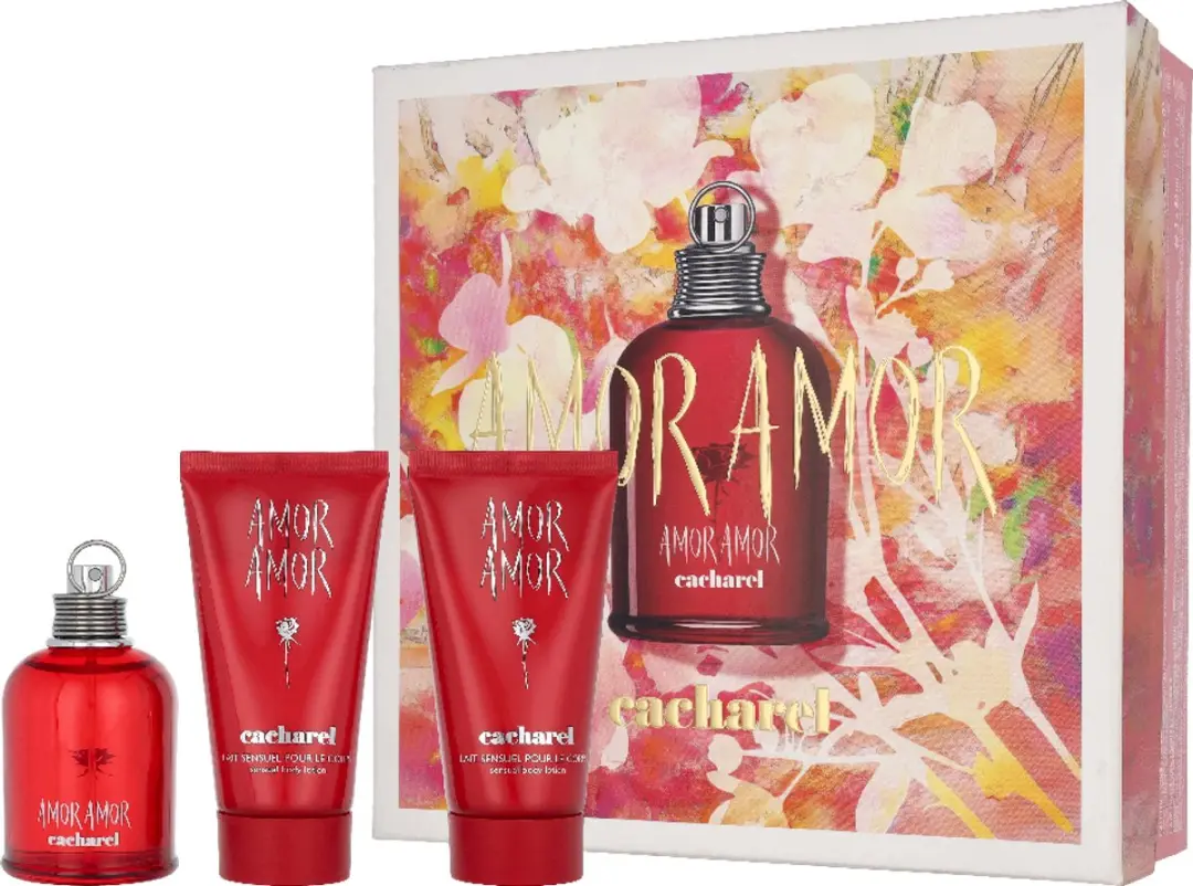 Cacharel Amor Amor Spring Giftset 150ml - EDT 50ml + 2x Bodylotion 50ml