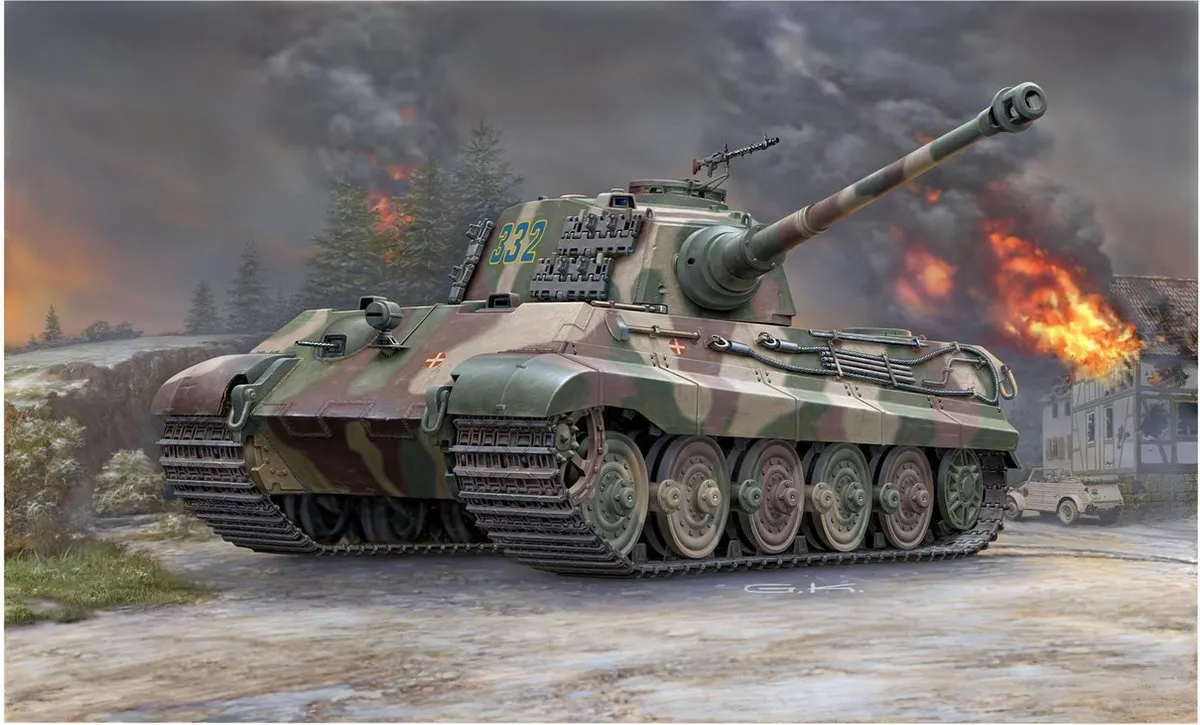 Revell 03249 Tiger II Ausf.B Henschel Plastic Modelbouwpakket 1:35