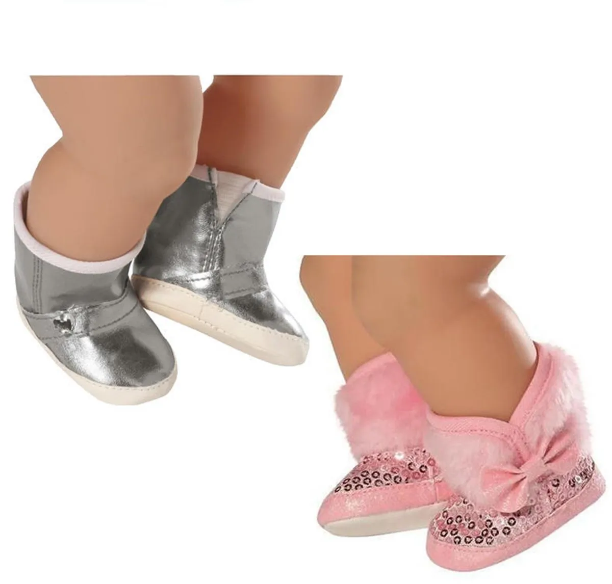 Baby Born Winterboots - Zilver