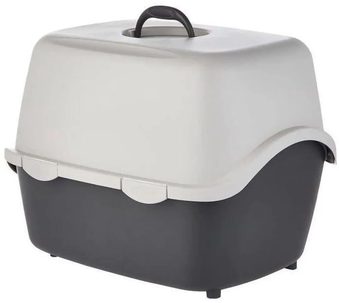 Trixie Kattenbak Vico 56x40x40cm - Donkergrijs - 89,6L - afbeelding 2 van 6