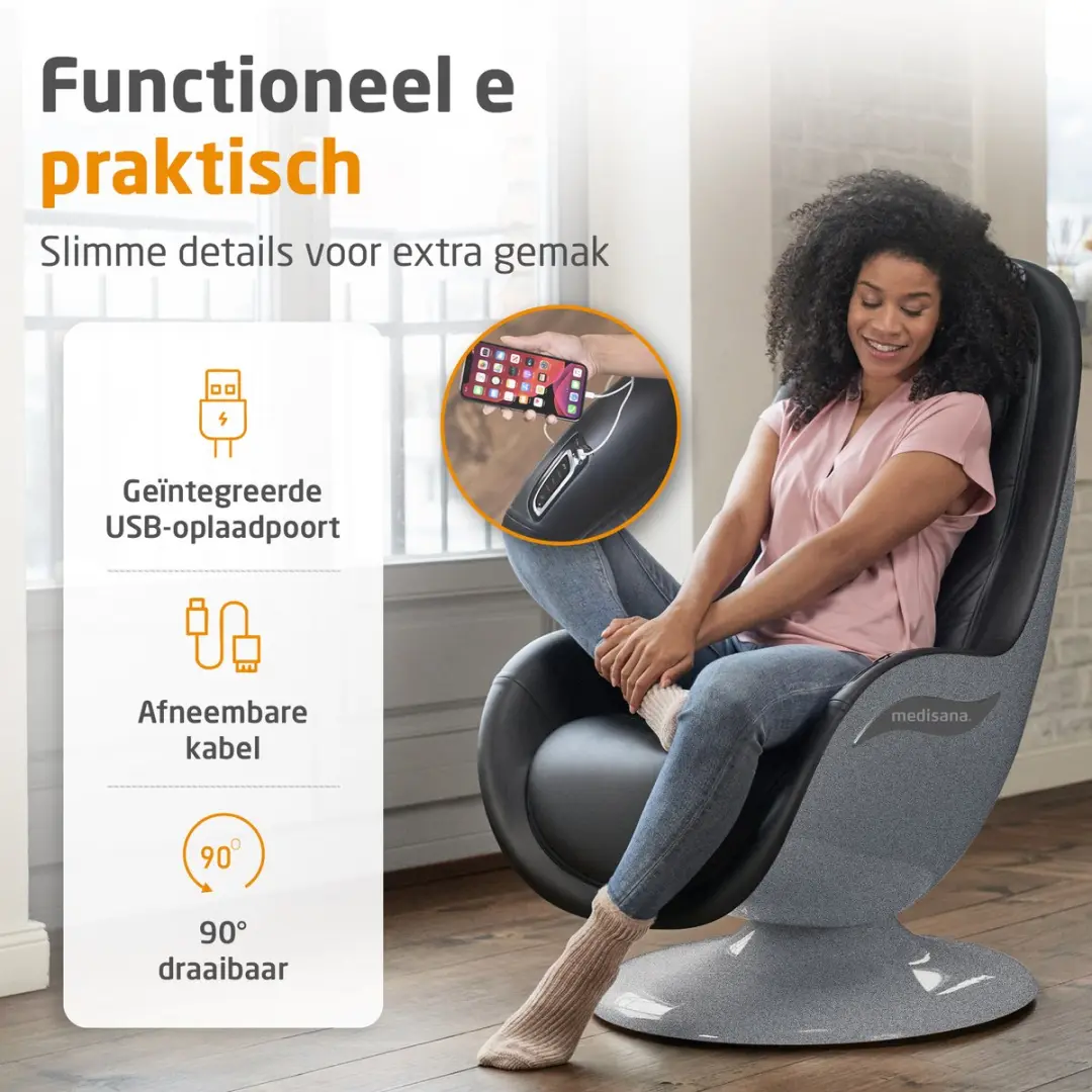 Medisana RS 670 Loungefauteuil met massagefunctie - afbeelding 2 van 6