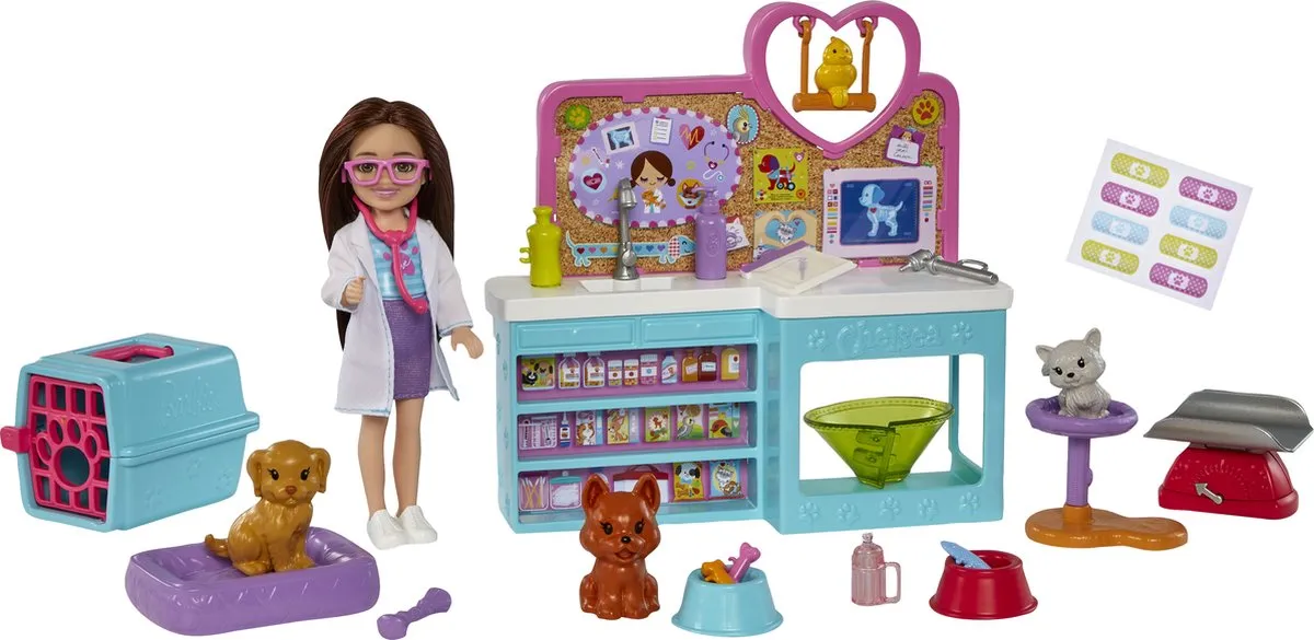 Barbie Chelsea Dierenarts Speelfiguur