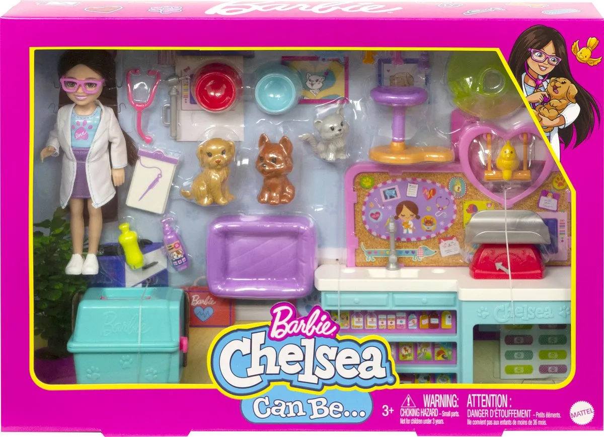 Barbie Chelsea Dierenarts Speelfiguur