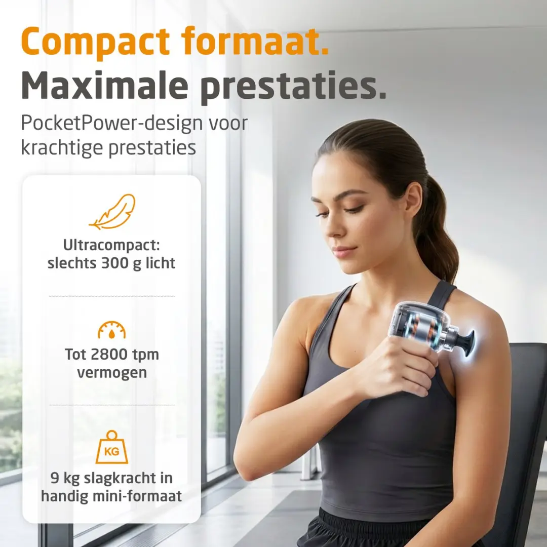 Medisana MG 120 Pocket Massagepistool - Zwart