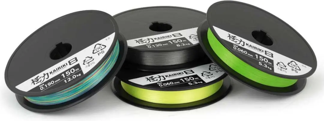 Shimano Kairiki 8 Braid 300m 0.13mm - Geel - afbeelding 5 van 5