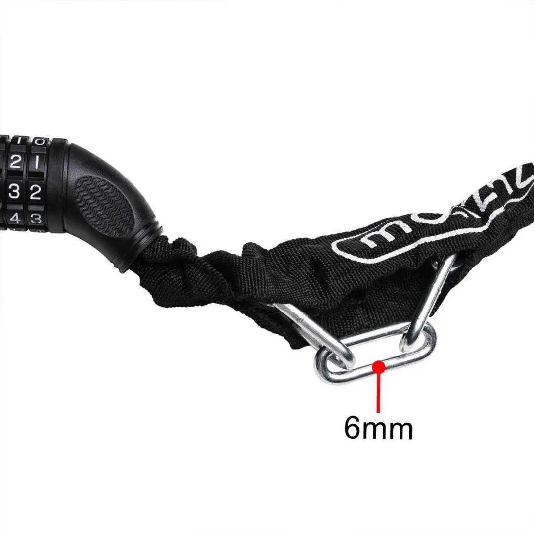 Monzana Kettingslot 120cm - Zwart