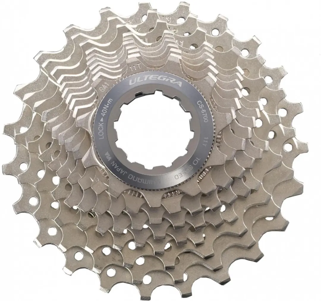 Shimano Ultegra CS6700 Cassette 10 Speed 11-23T - Zilver/Chroom - afbeelding 2 van 6