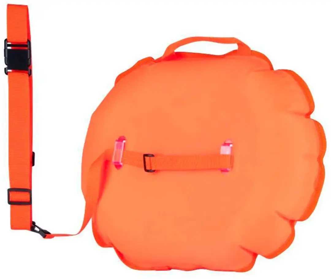 Zone3 Gerecycleerde On The Go Zwemveiligheidsboei H - Black/Orange