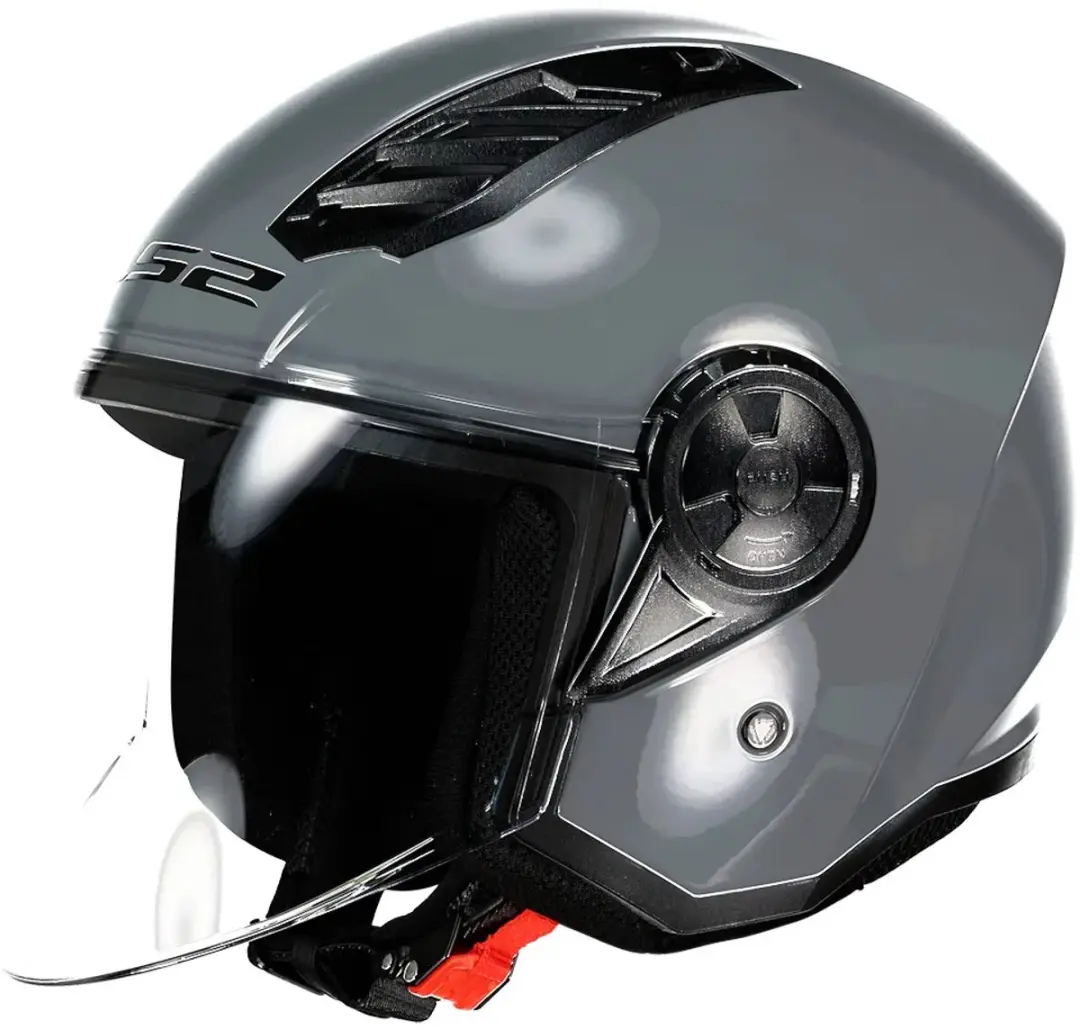 LS2 OF616 Airflow II Solid Nardo Grijs Jethelm - Maat XS