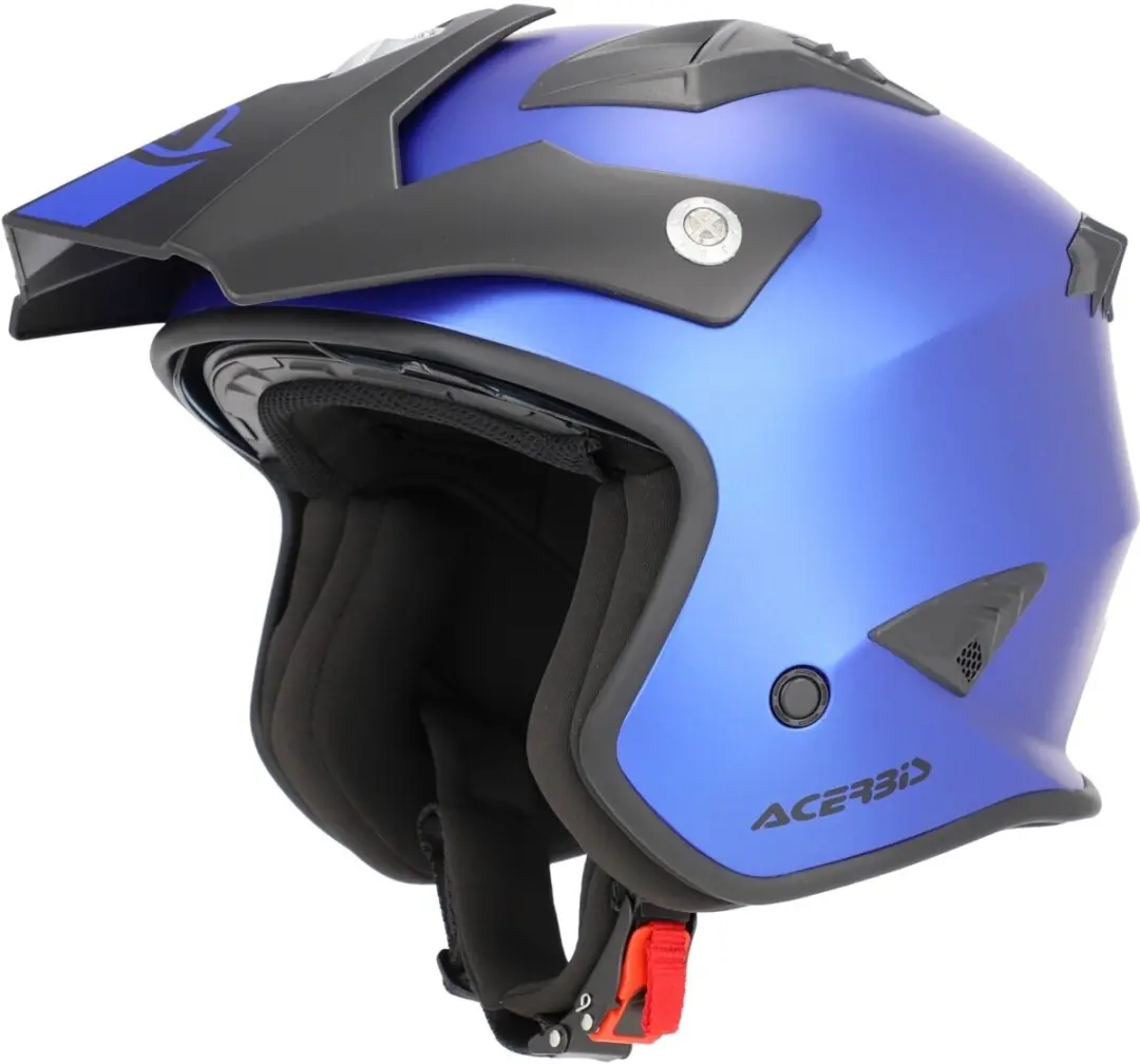 Acerbis Aria Metallic Mat Blauw Jethelm