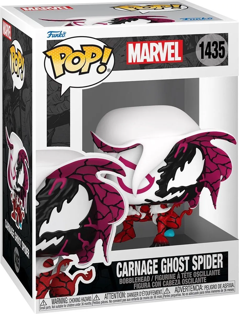 Funko Marvel Carnage Ghost Spider Pop! 82645 - Multicolor