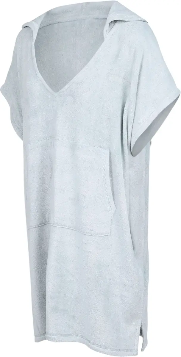 Brunotti Paige Poncho Aqua Grey - Badponcho Dames - afbeelding 2 van 6