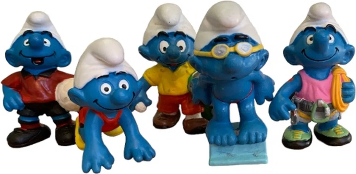Schleich Smurfen Set 1990-1999 41258