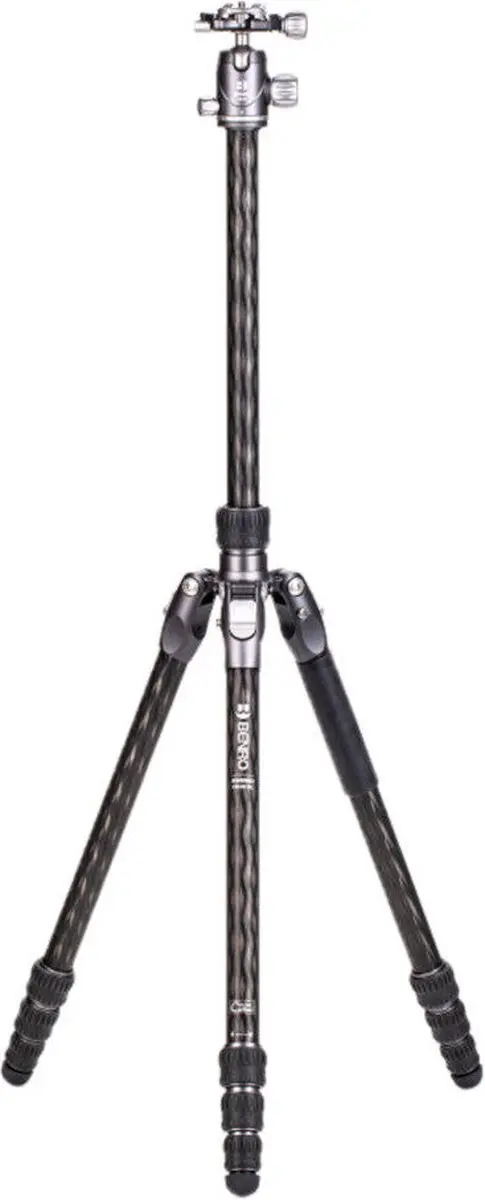 Benro FRHN24CVX25 Rhino Carbon Statief - 4 Secties - Zwart
