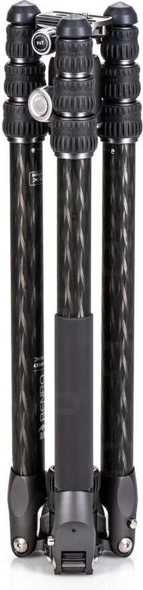 Benro FRHN24CVX25 Rhino Carbon Statief - 4 Secties - Zwart