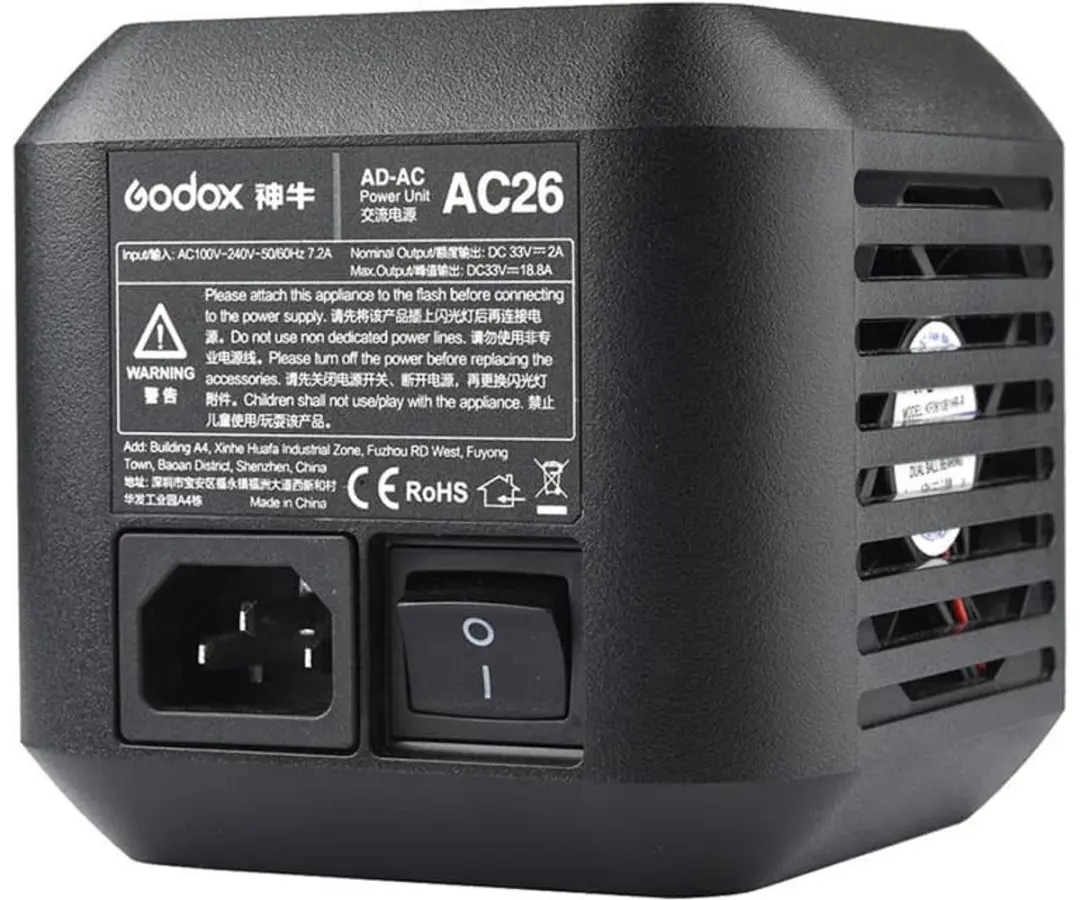 Godox AC26 Voedingsadapter