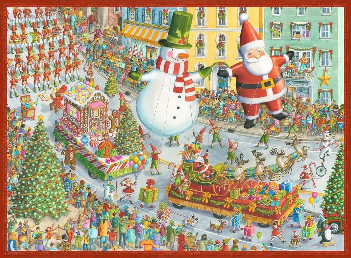 Ravensburger Weihnachtsparade Puzzle 500 Stuks - Meerkleurig