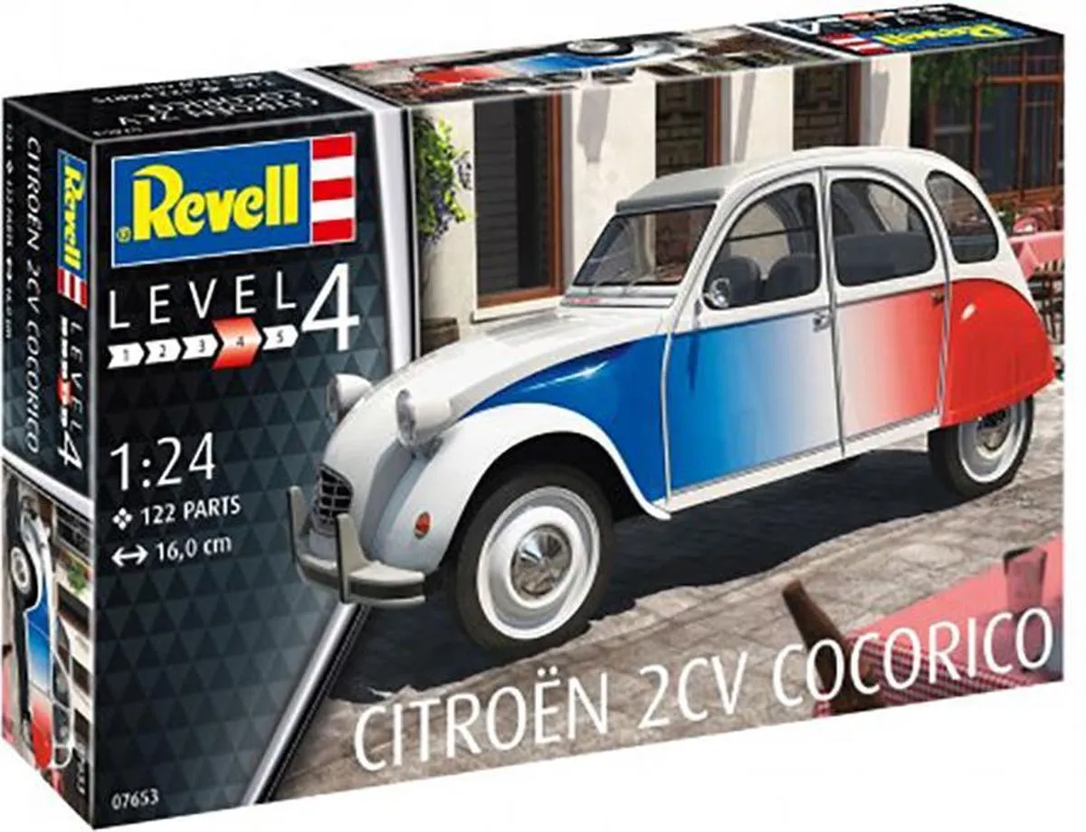 Revell 07653 Citroën 2 CV Cocorico Modelbouwpakket 1:24