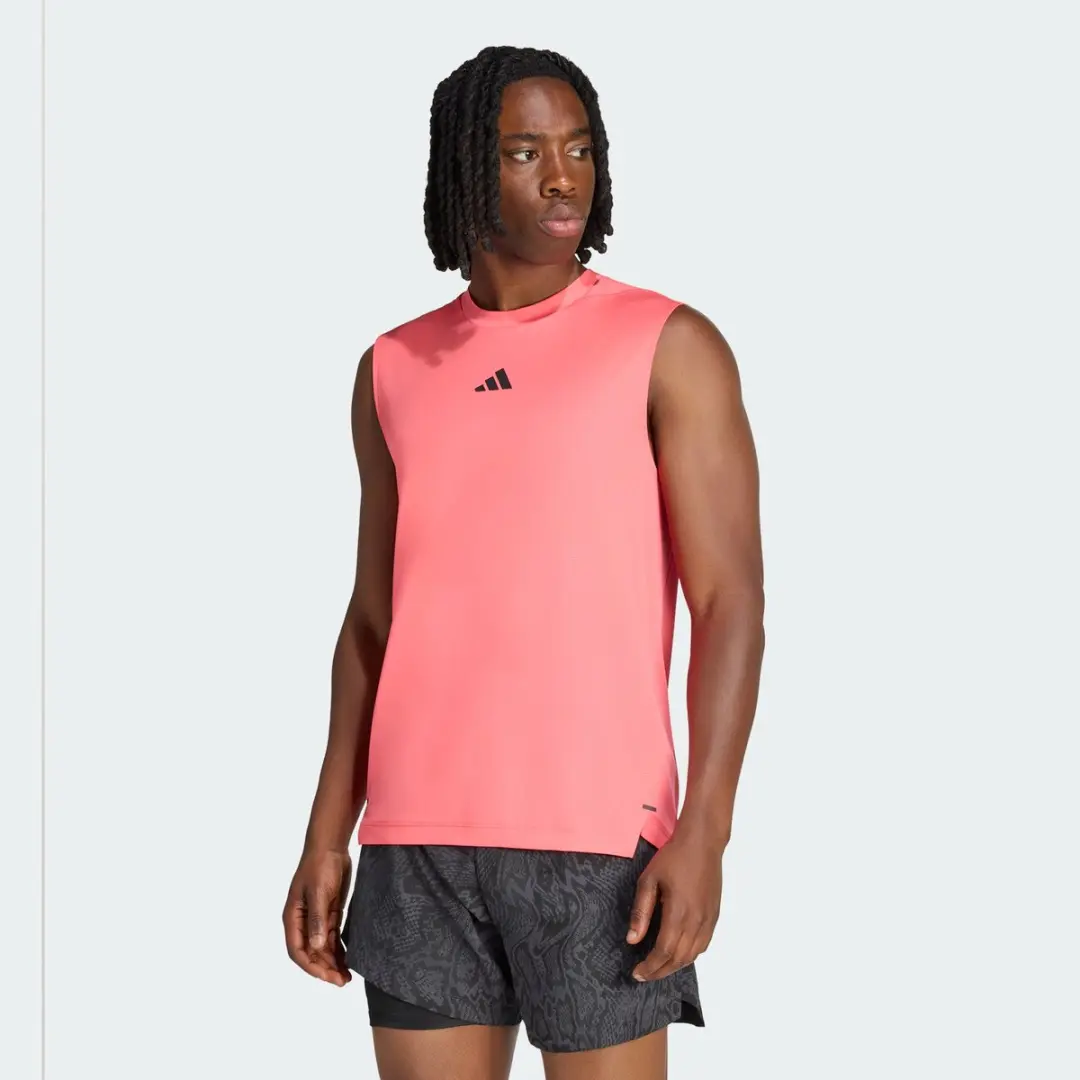 Adidas Performance D4t Primelift 3 Stripes Tanktop - Roze - afbeelding 2 van 6