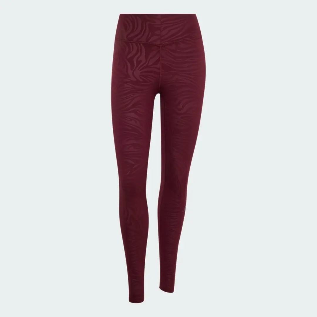 Adidas Performance All Me Essentials Graphic Legging KV4051 - XXL - Bordeaux - afbeelding 5 van 6