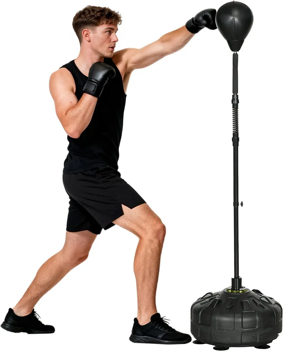 SPORTNOW Punchingball höhenverstellbar mit befüllbarem Standfuß A91-305V00