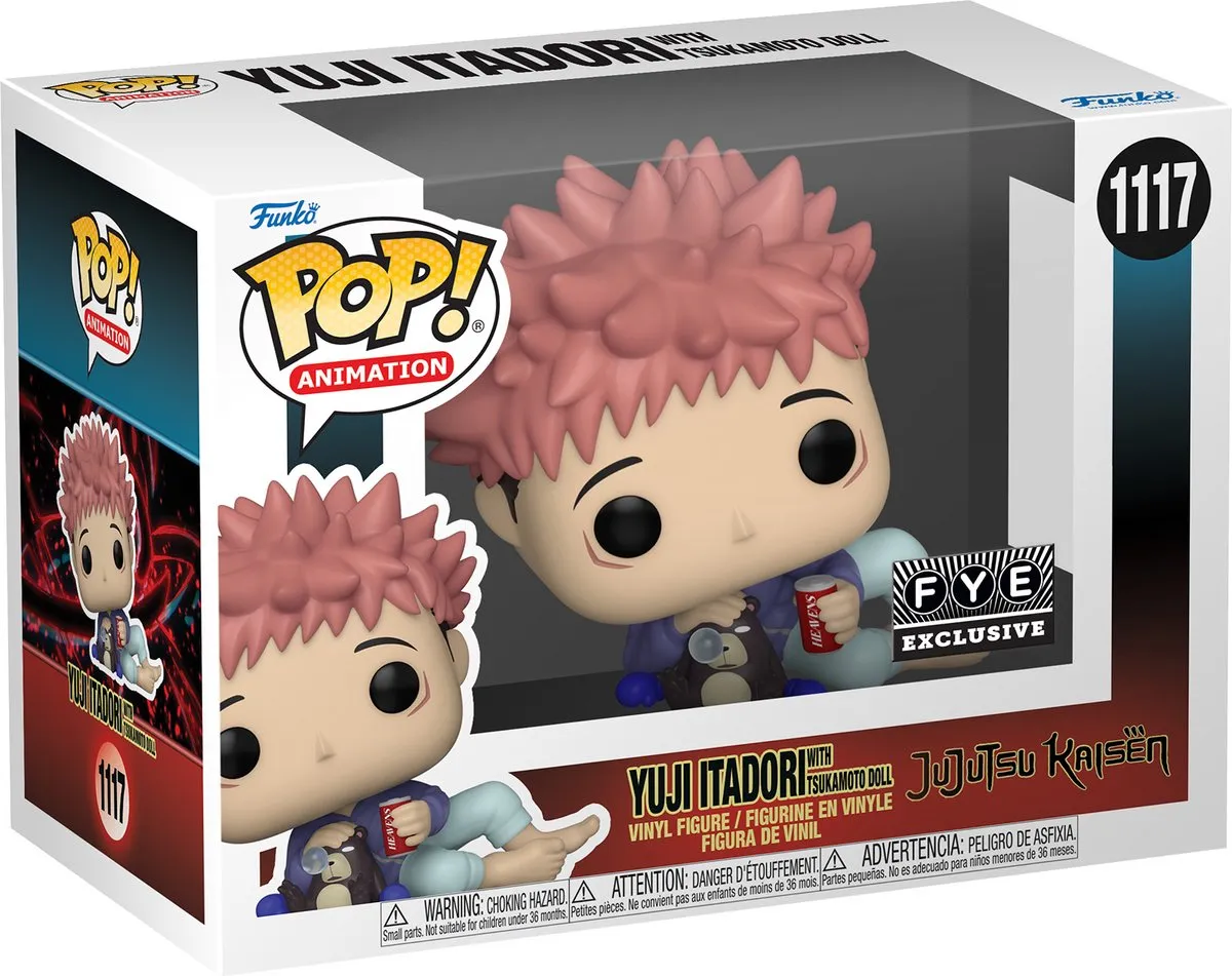 Funko Pop! Jujutsu Kaisen Yuji Itadori met Tsukamoto - #1117 Exclusief