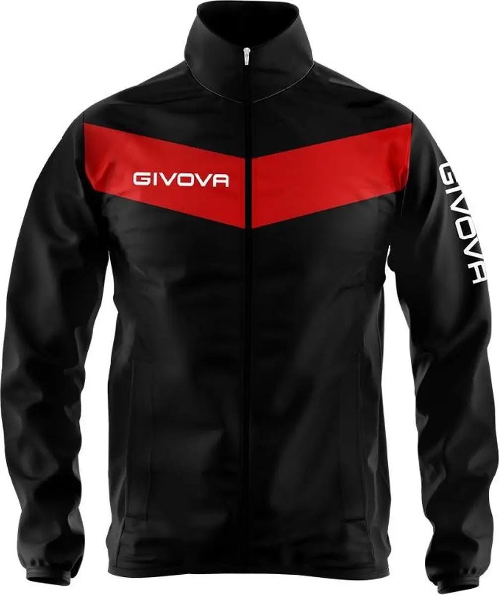 Givova Rain Scudo Jas - Rood/Zwart XL - afbeelding 2 van 2