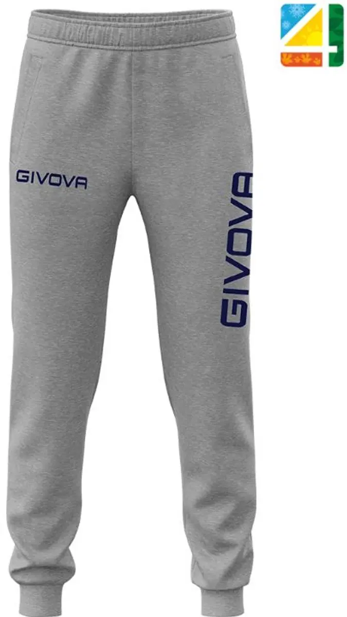 Givova Joggingbroek Big Logo - Grijs - L