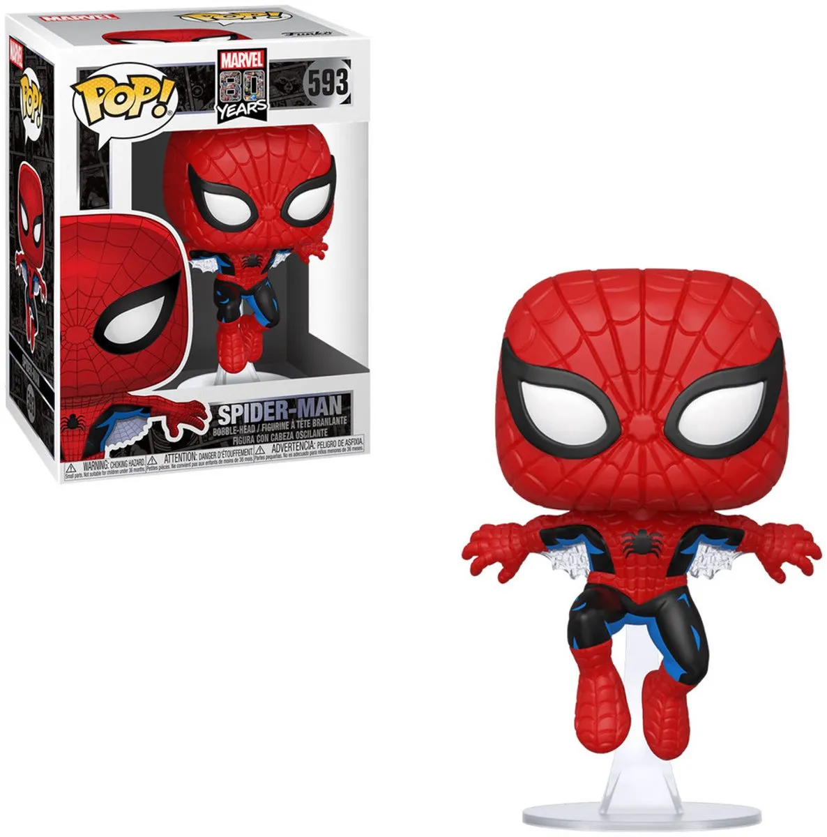 Funko Pop Marvel First Appearance Spider-Man #593 - Multi
