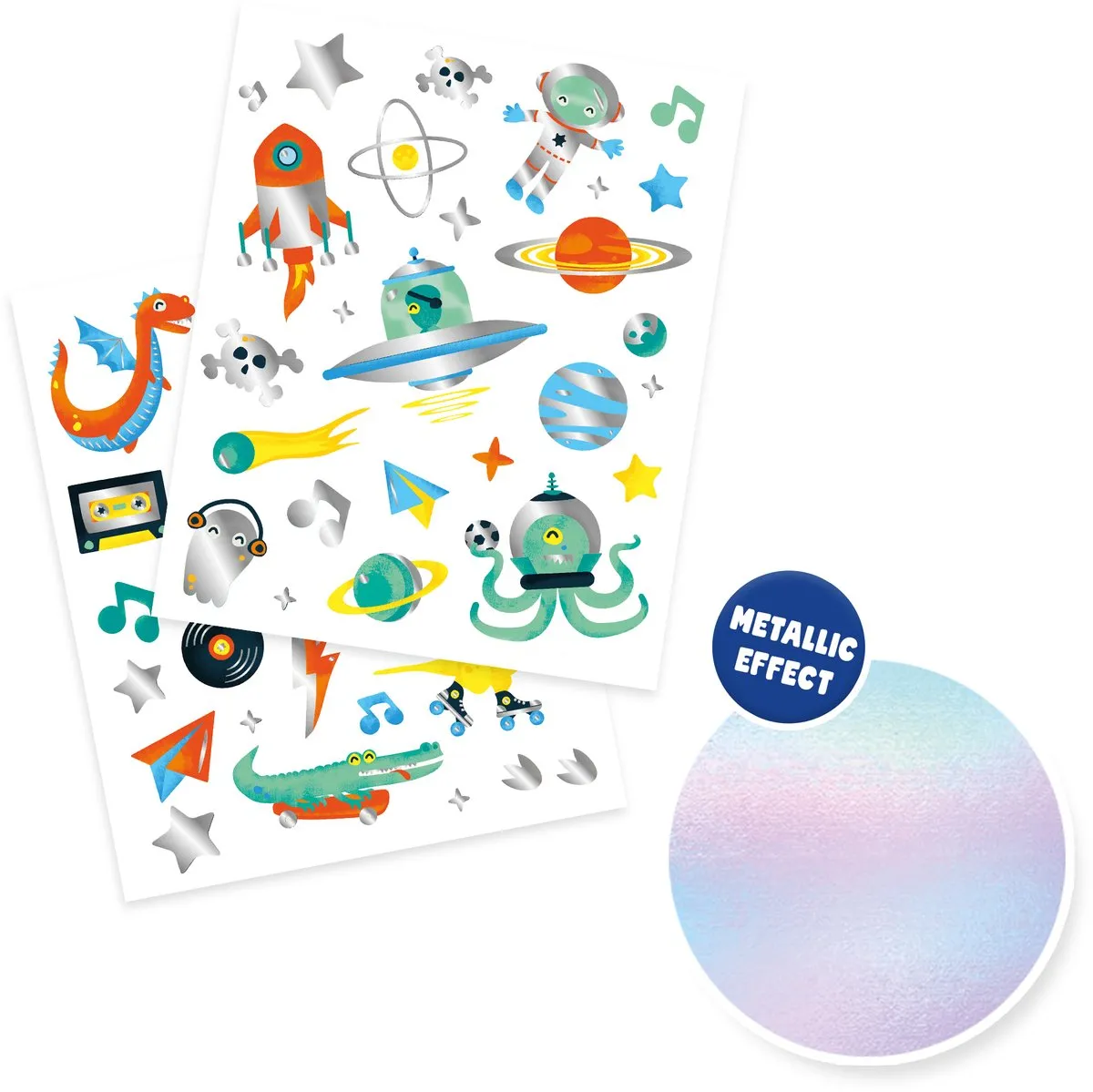 SES Creative Metallic Tatoeages 50 Stuks - Afwasbaar