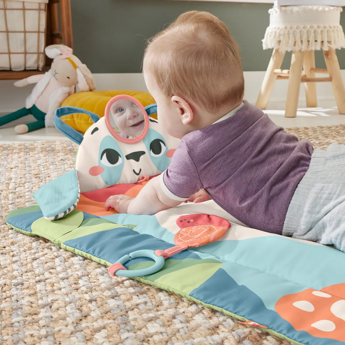 Fisher-Price Panda Speel-en Wiebelmat - 3 Speelelementen