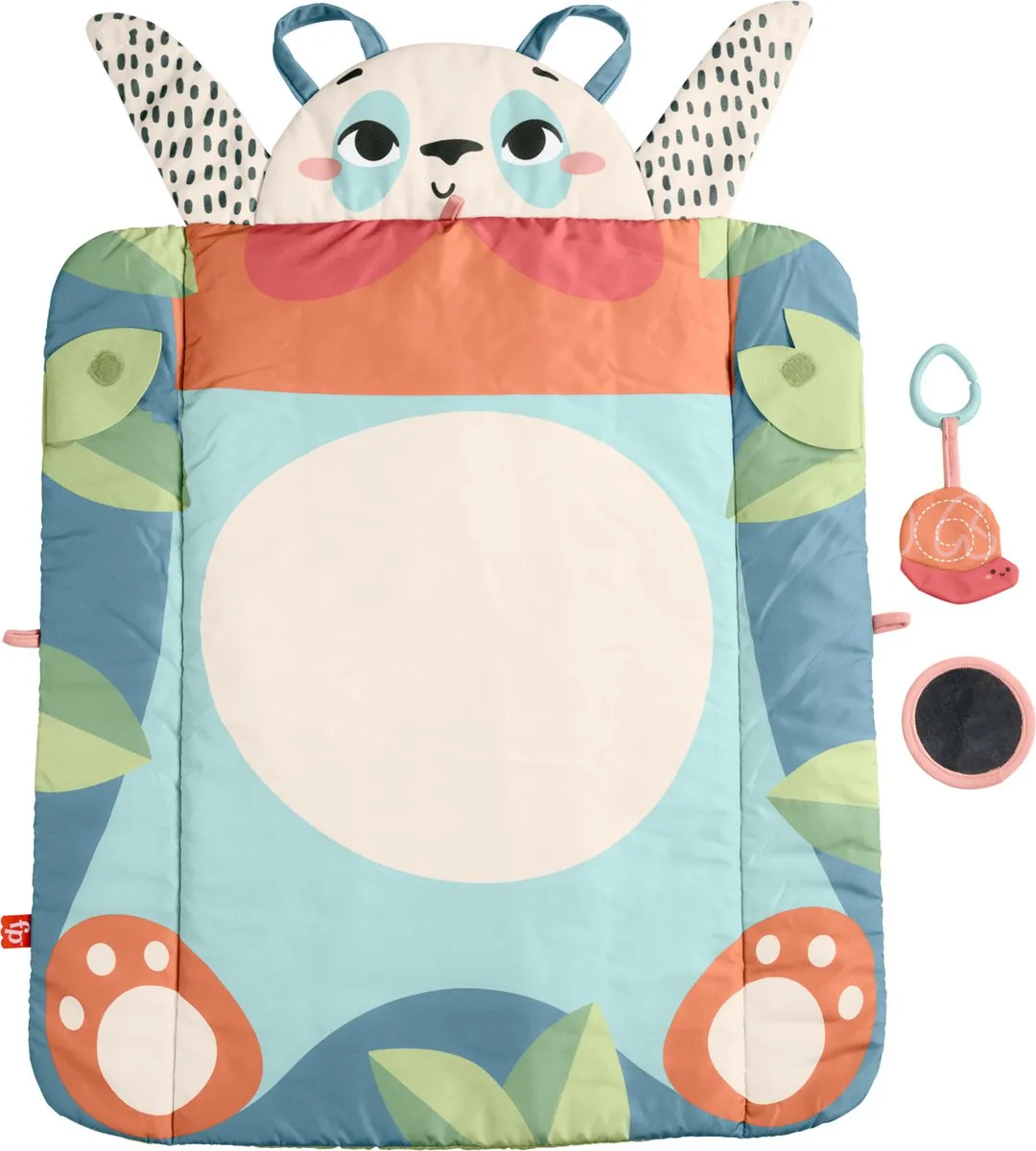 Fisher-Price Panda Speel-en Wiebelmat - 3 Speelelementen - afbeelding 6 van 6