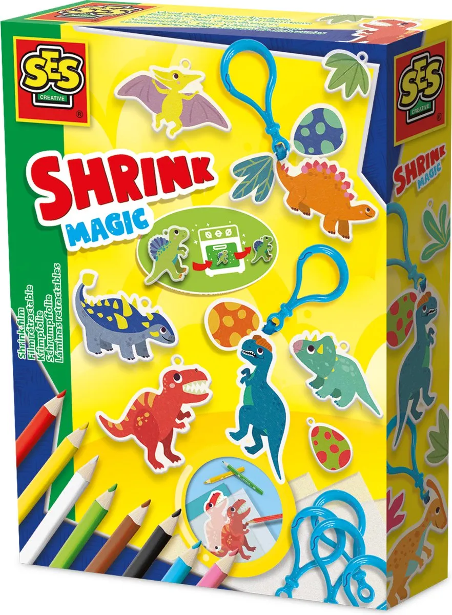 SES Creative Dino Krimpfolie Knutselset