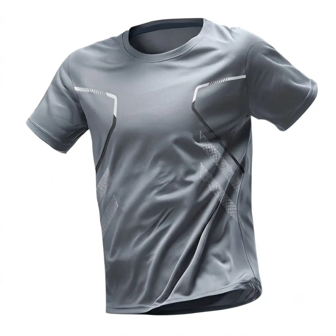 Grijs basketbalshirt heren