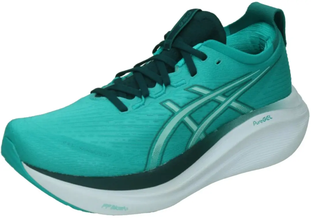 Asics gel -nimbus 27 in de kleur marine.