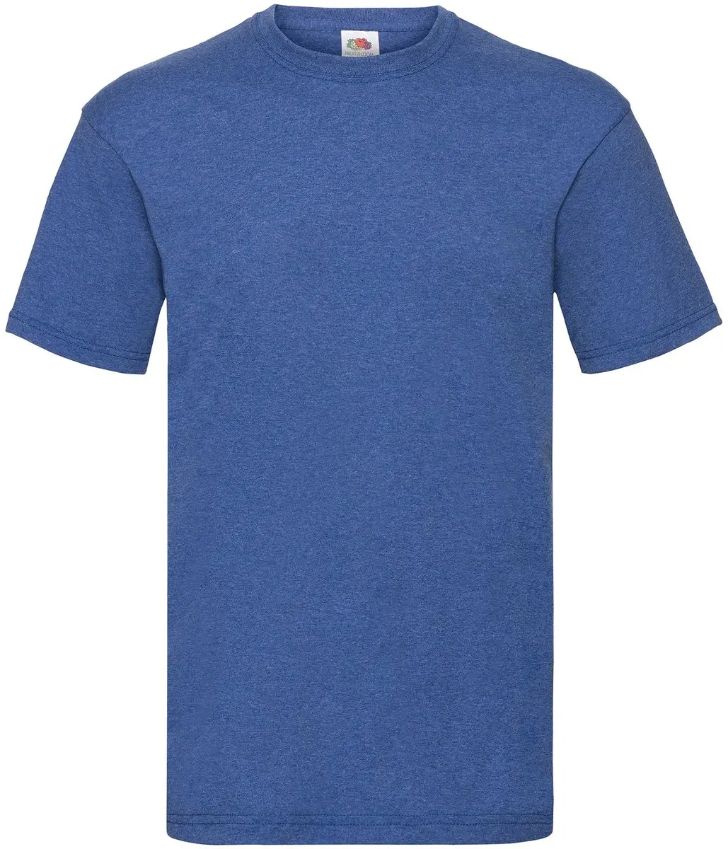 T-shirt Fruit Of The Loom Valueweight Volwassen Koninklijke Jaspeado