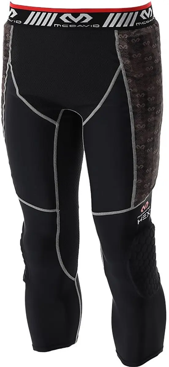 McDavid Hex Goalkeeper 3/4 Pant Guard 2.0 - L - Zwart/Multikleur - afbeelding 6 van 6