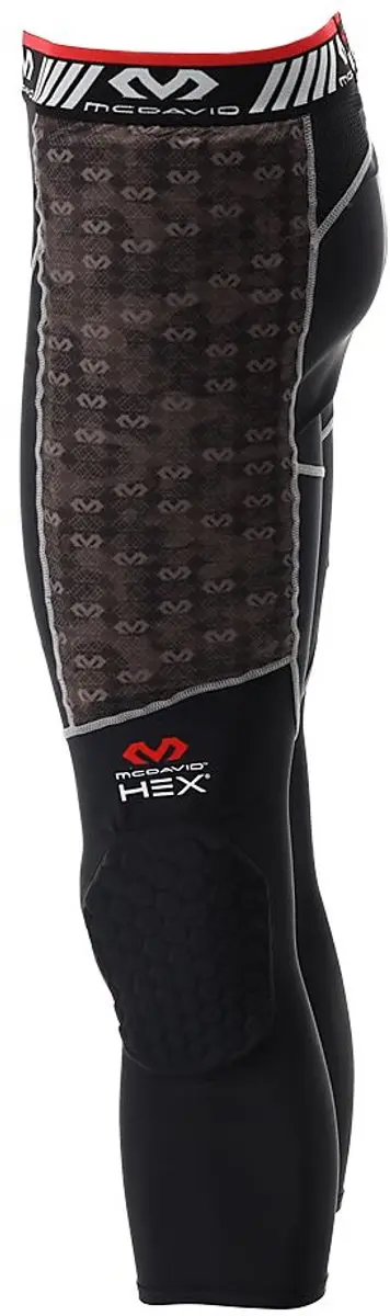 McDavid Hex Goalkeeper 3/4 Pant Guard 2.0 - L - Zwart/Multikleur